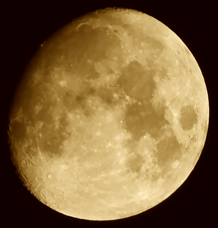 Moon- 1/125sec. 300mm