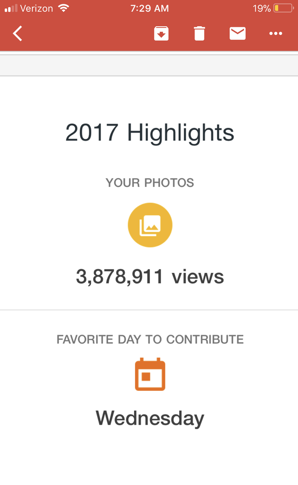 Karen V Chin's 2017 Local Guides Photo Views and Favorite Day to Contribute Recap