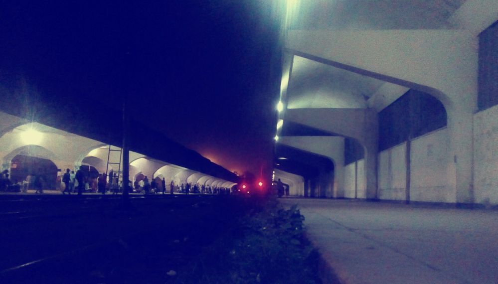 The Waiting seconds of Kamalapur Railway Station...