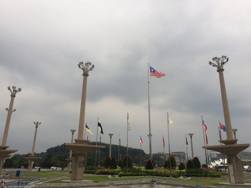 The Putra Square is a city square located opposite the Prime Minister's office complex, Perdana Putra, in Putrajaya, Malaysia. The square has been used for festivals such as the Malaysian Independence Day parade.