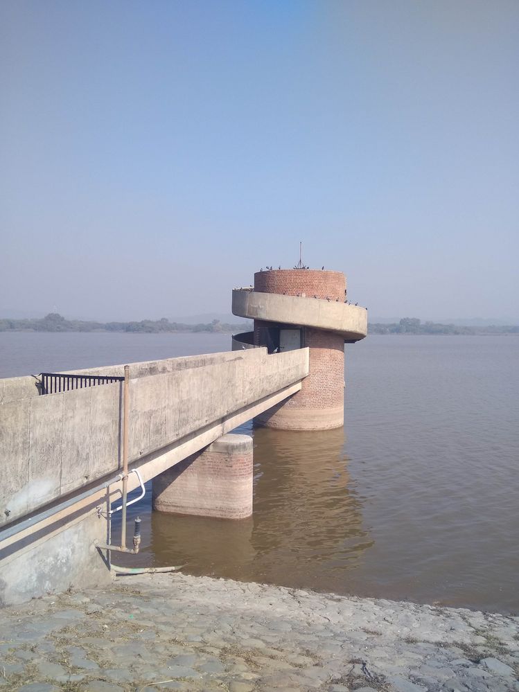 Old Construction in Sukhna lake