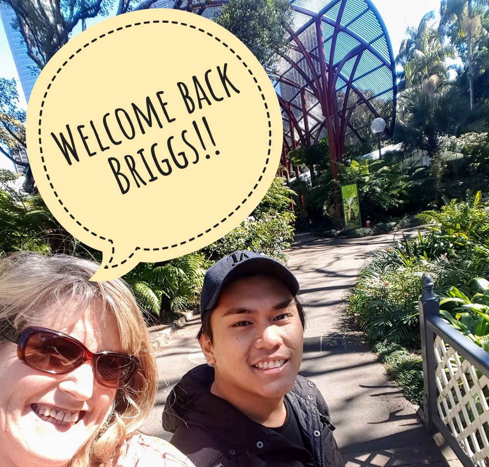 Welcome back Briggs!