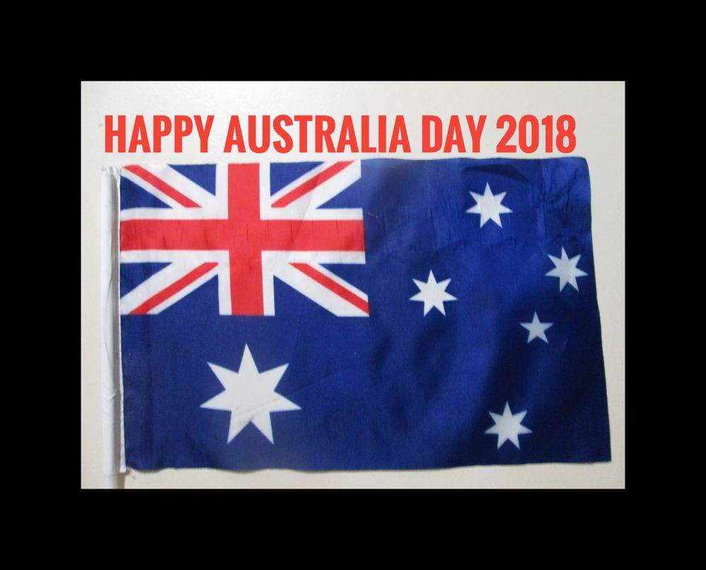 Happy Australia Day 2018 Friday 26th January!