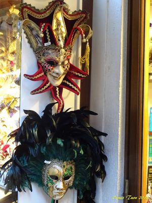 Caption - Carnival Masks on Venetian