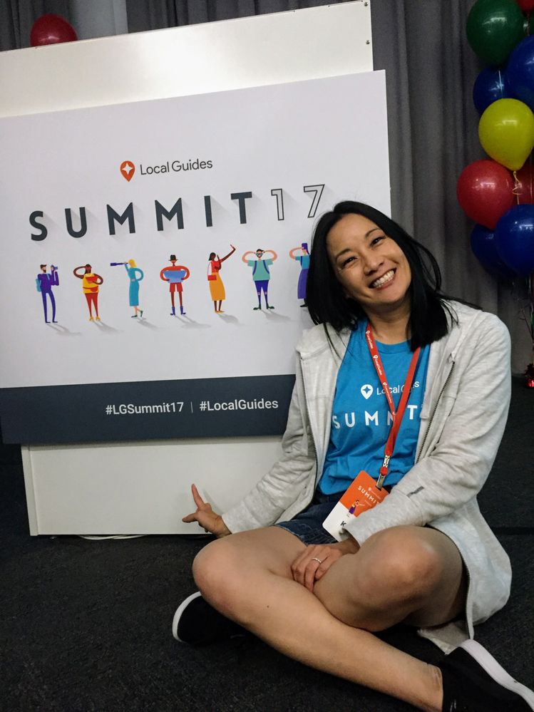 Karen at the Local Guides Summit in San Francisco, October 2017