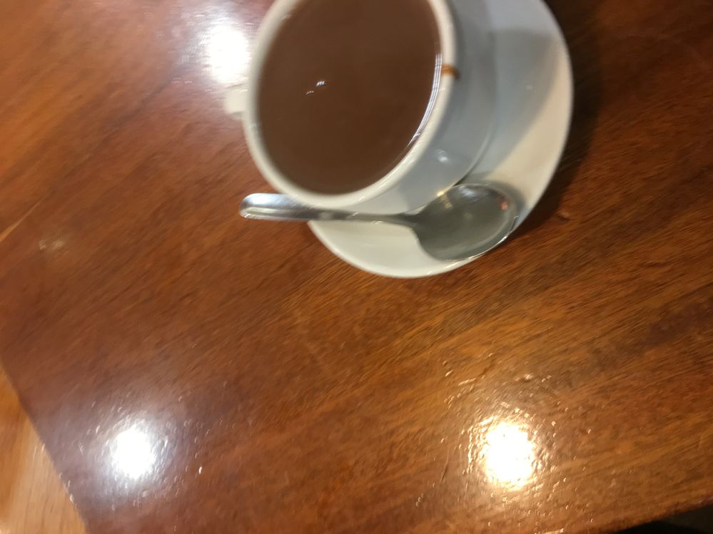 Taza de chocolate caliente