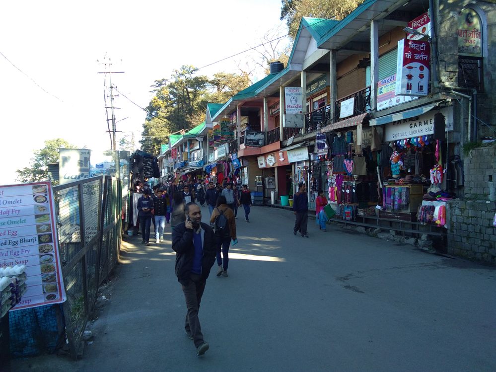 View Of Lakkar Bazar