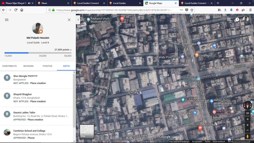 I still was there and try to adding maps. but showing not applyid. but why it ?
