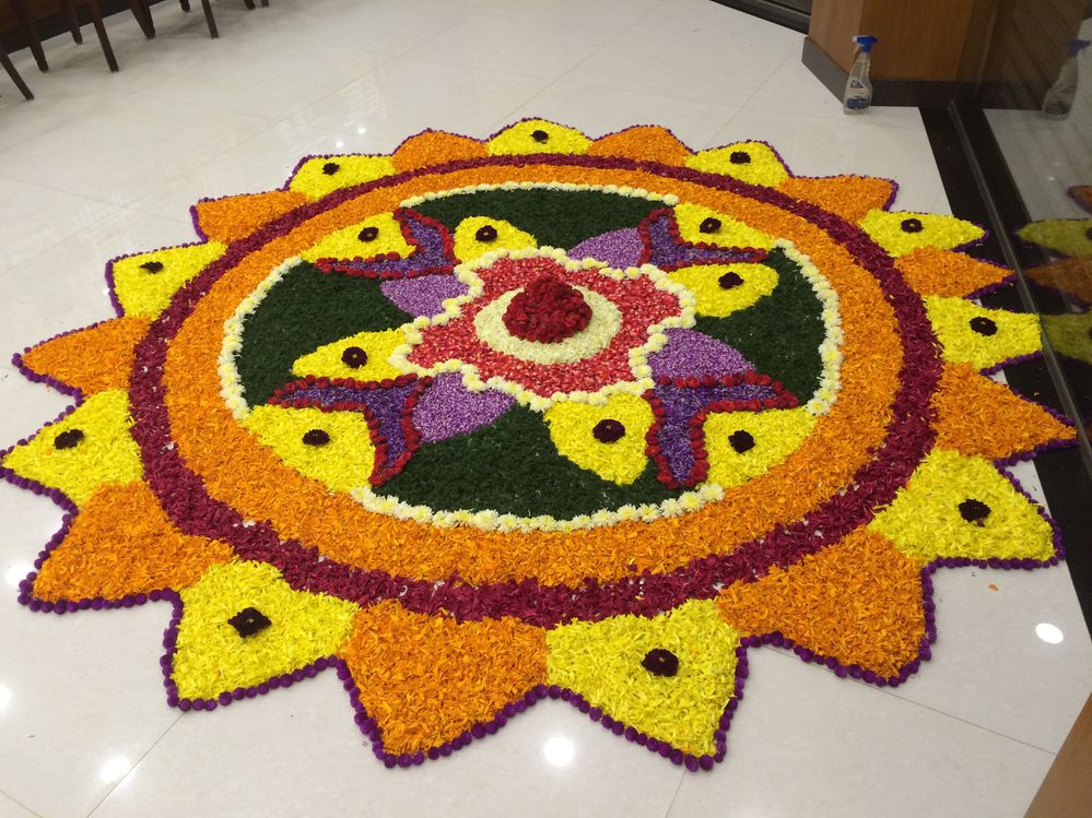 Keralites call this Onappu . which is decorated with Flowers in Kerala on Onam