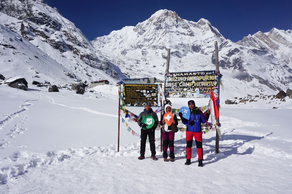 Local Guides Logo on Annapurna Base Camp