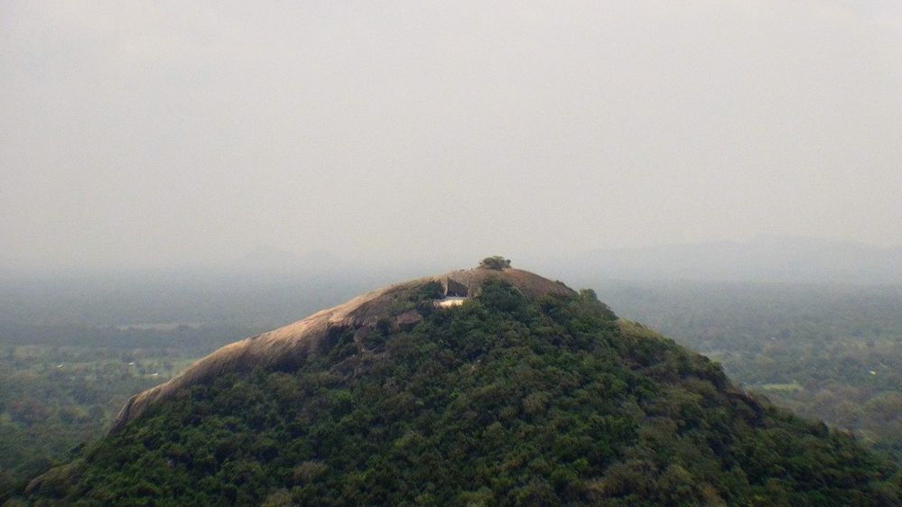 Pidurangala from Top of Sigiriya
