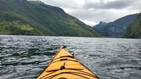 Kayaking in Aurlandfjord