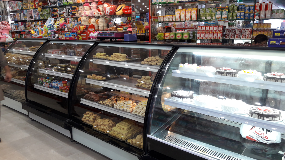 Sweets section of MM Mart, Ghakhar