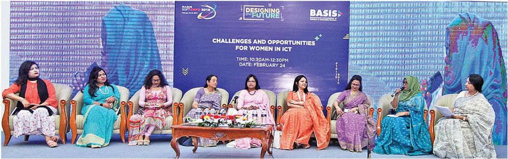 I talked about Challenges and opportunities for Women in ICT at a national event in Bangladesh