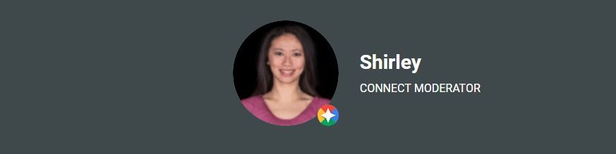 Shirley, our newest Connect Moderator