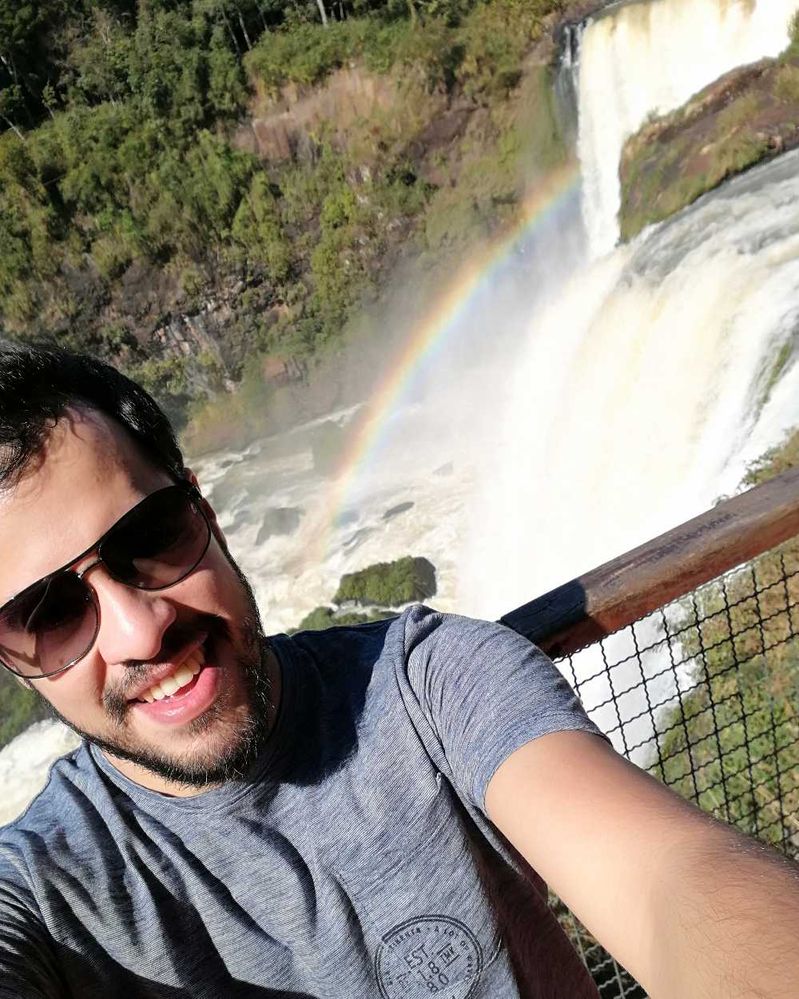 Here's a picture of me at Monday Falls (Paraguay)