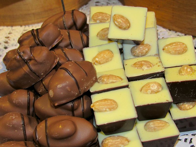 Homemade chocolate sweets