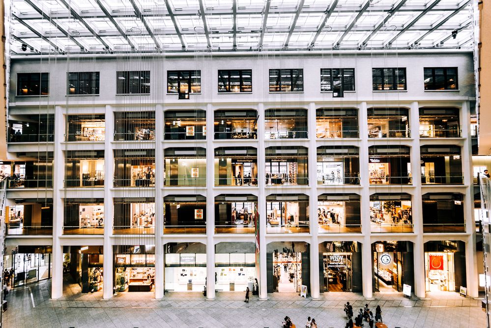The interior of a shopping center. (Getty Images)