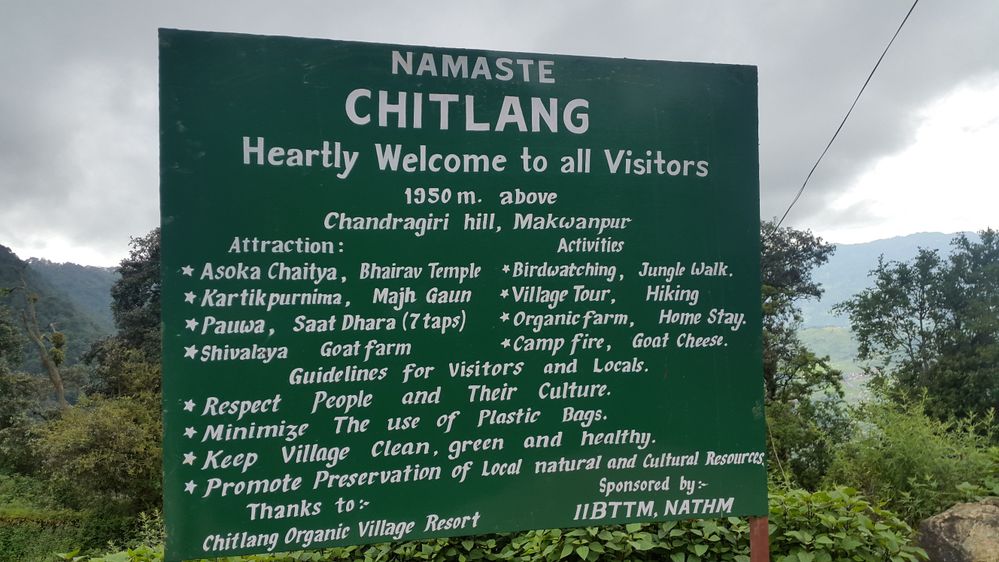 Chitlang - Welcome Board