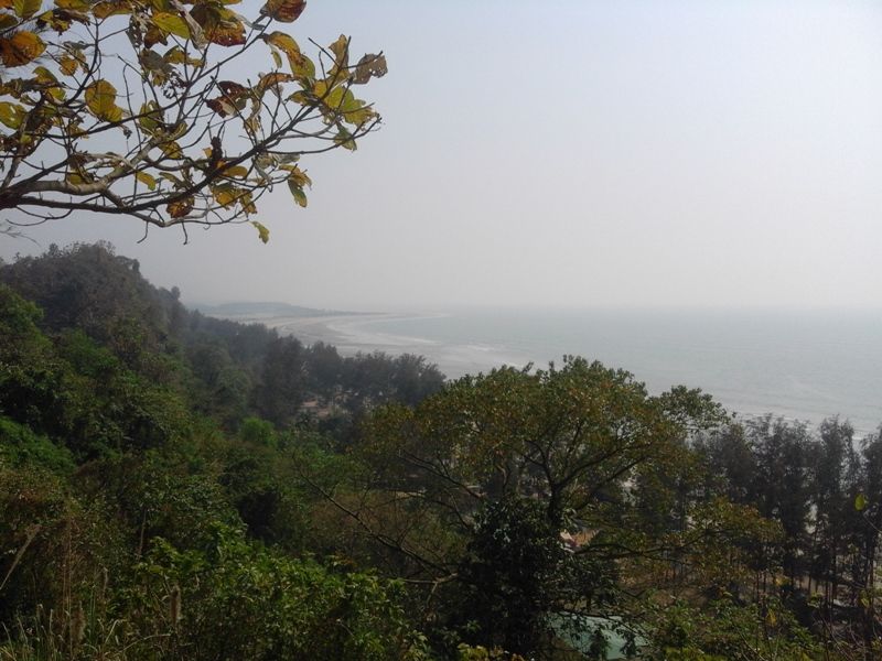 Sea View from Himchori Hill