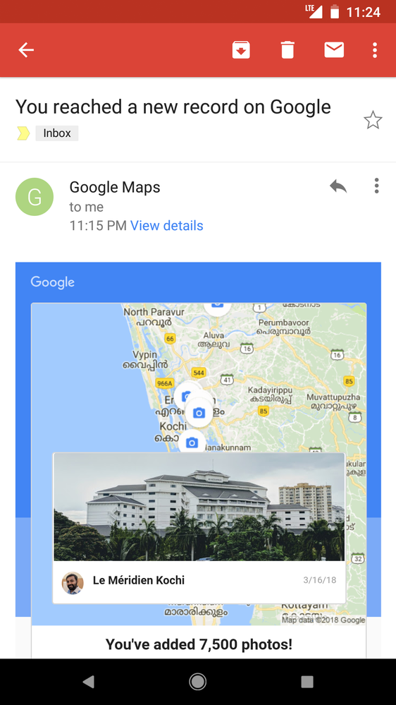 7500 photos on map but 3600 is 360 degree photos