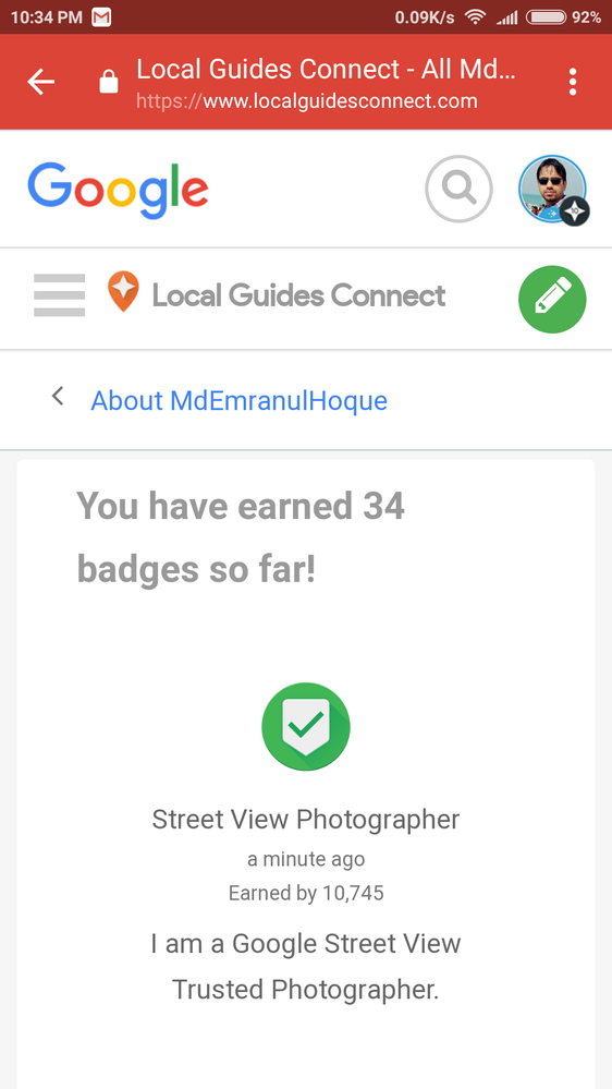 Street View Trusted Badge