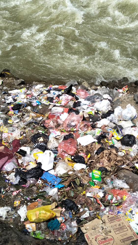 Garbage and Ciliwung Rivers