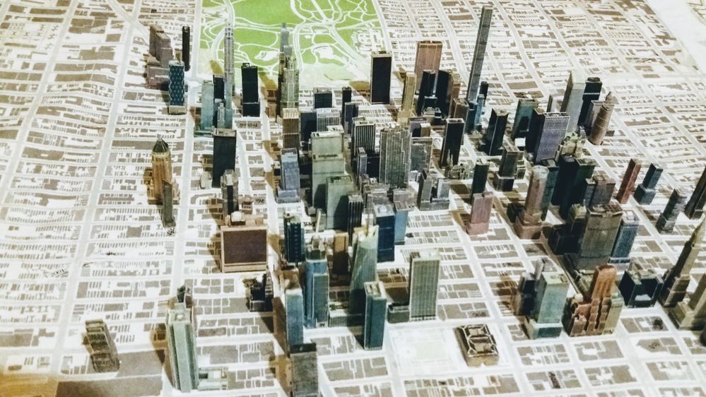 Scale model of Manhattan