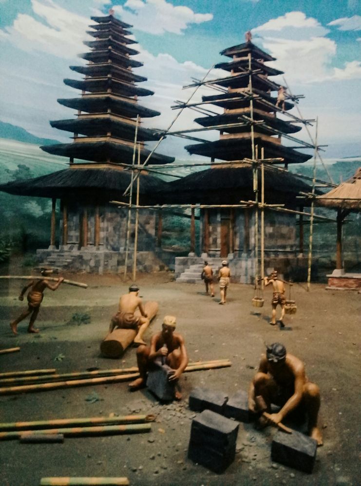 One diorama in the monument