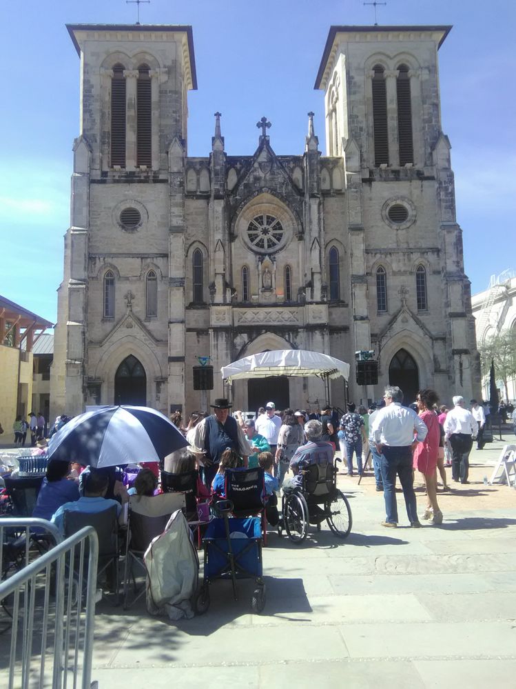 San Fernando Cathedral on Main Plaza, San Antonio.