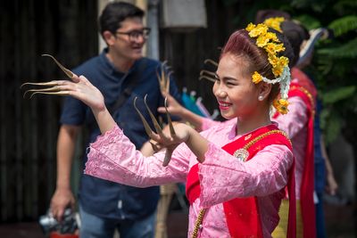 Dancer in Songkran Parade