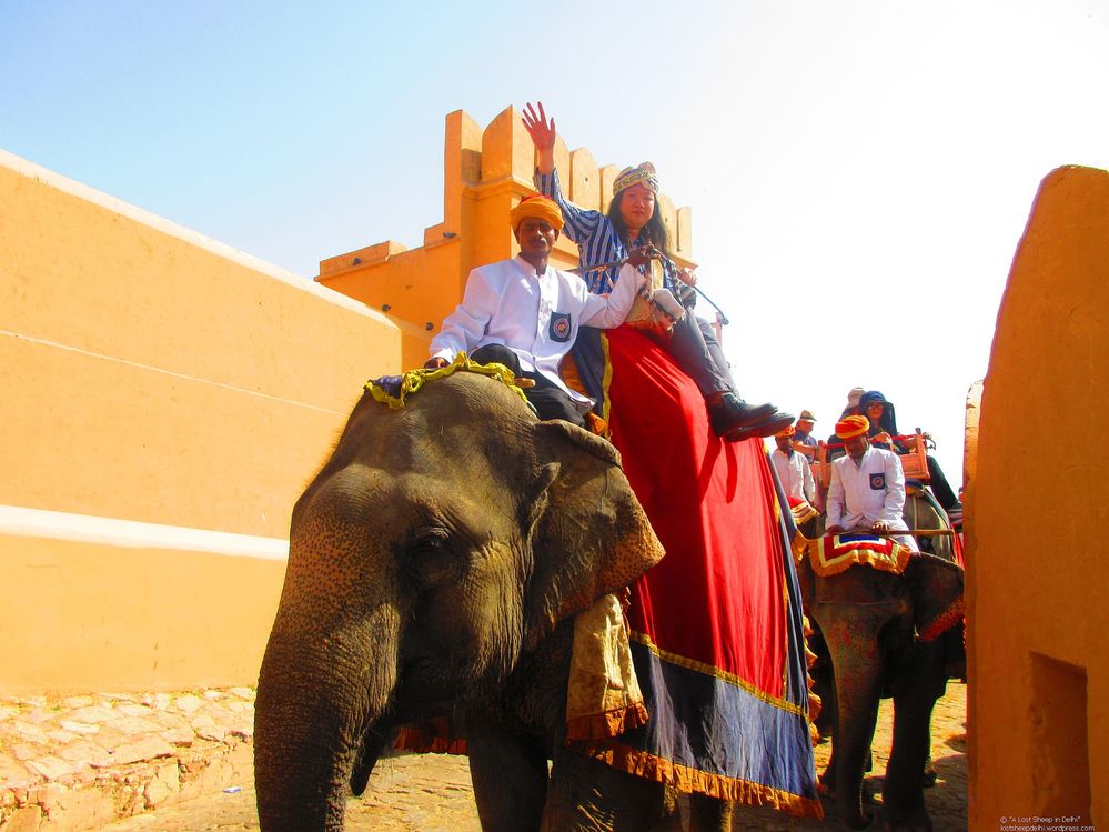 "Maharajah" of Amber Fort (for a day!)