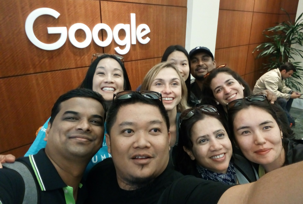 Summit attendees visiting Google San Francisco office!