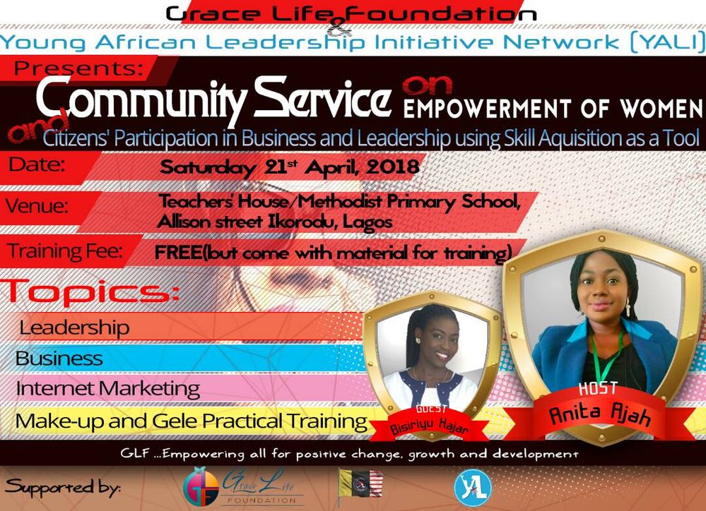 Empowerment program for April 21st 2018
