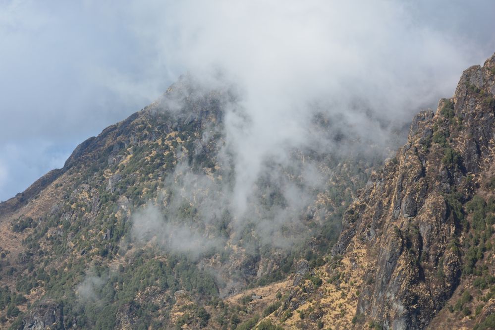 Trekking route view of Sandakphu. Altitude more than 3300 Meters