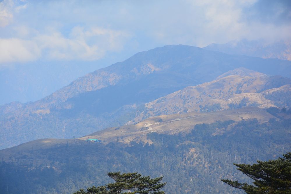 View from Sandakphu within cloud