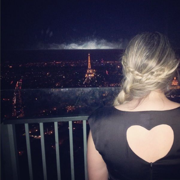 Torre Eiffel vista do alto da Torre Montparnasse