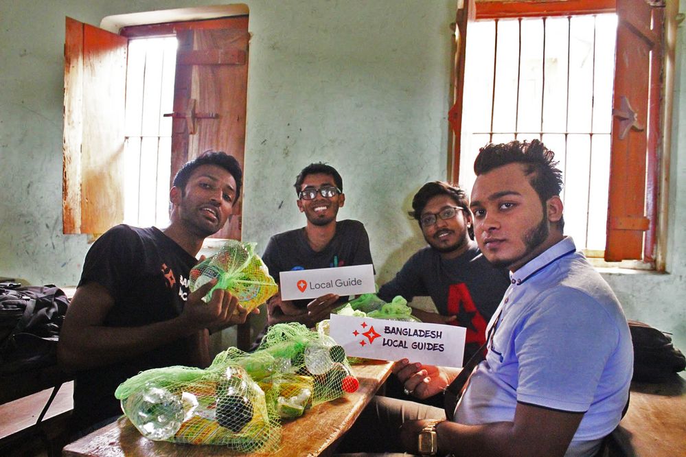 Bangladesh Local Guides Team Taking Lunch with Others