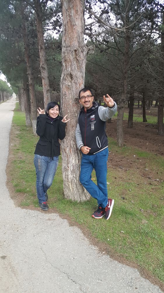 with my friend in Baku Azerbaijan