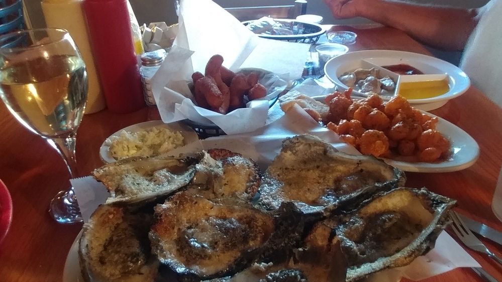 Great local oyster from T&W Oyster House.