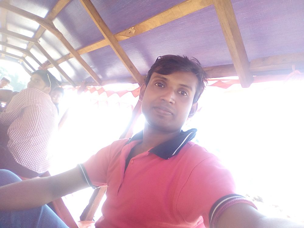 Going to Bichana Kandi by boat