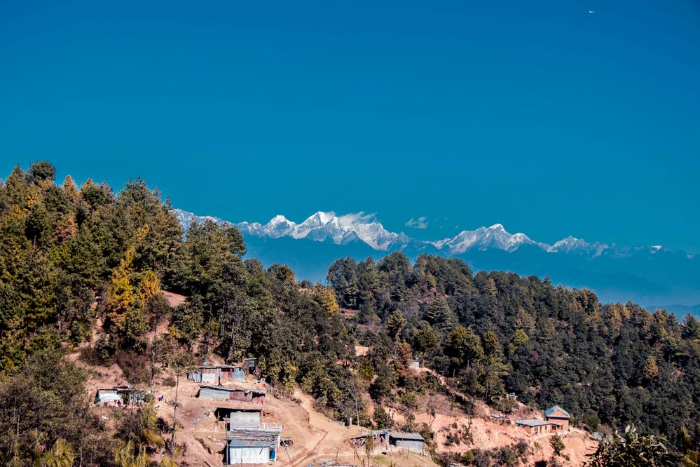 Himalayan Range as seen from Laitrpur