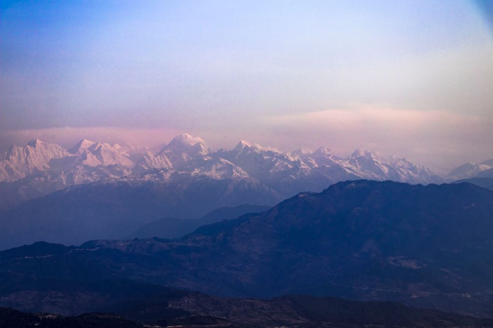 Himalayan Range as seen from Sailung