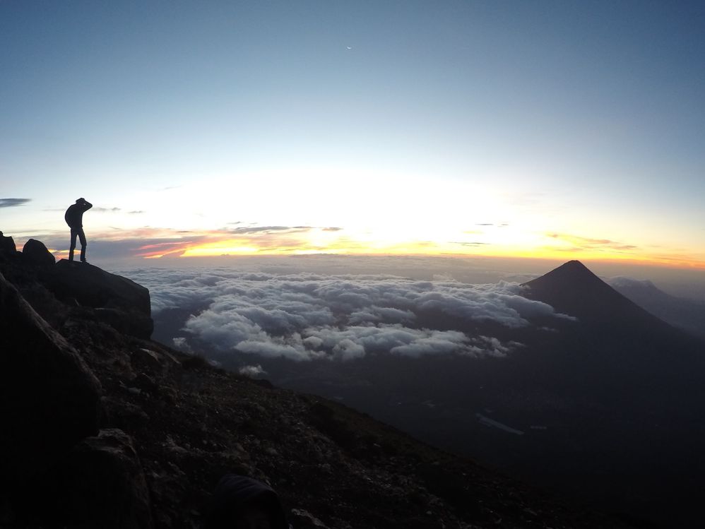 Sunrise at Volcan Acatenango, Guatemala