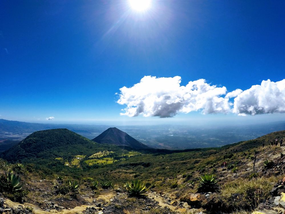 View from Volcan Santa Ana, El Salvador