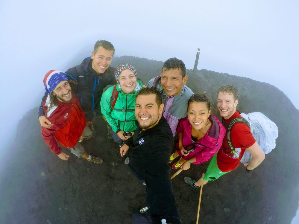 On the summit of Volcan COncepcion, Nicaragua