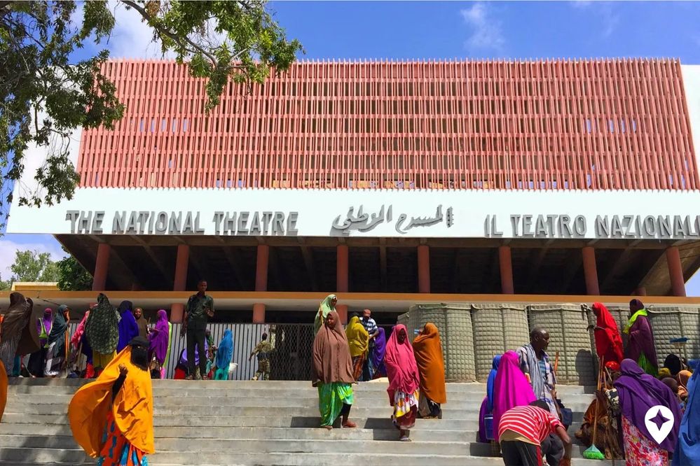 National Theatre Somalia by Othman M. Abshir
