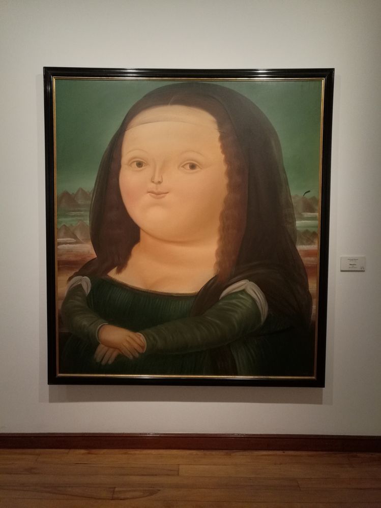 Monalisa picture by Botero|