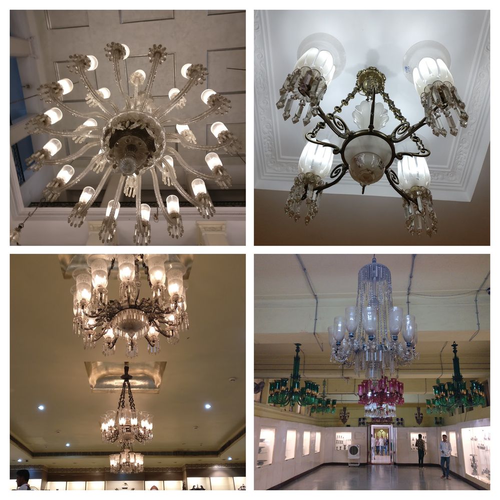 Caption: Unbelievable chandeliers