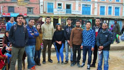 Kathmandu Food crawl group photo